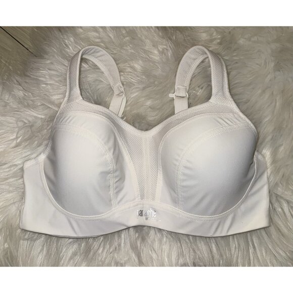 Panache Sport 5021 Womens High Impact Underwire Sports Bra 32D White - Picture 2 of 7